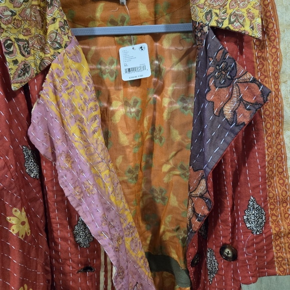 Free people patchwork kimono jacket XL NWT - Picture 5 of 16